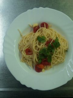 トマトとバジルの冷製パスタ♪-レシピのメイン写真