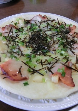 【簡単】長芋と「具だくさん」の和風ピザ-レシピのメイン写真