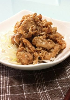 ご飯が進む♡豚肉の味噌炒め白ネギ添え♪-レシピのメイン写真