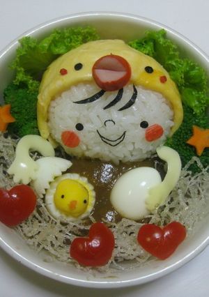 デコカレー【わ～い！ヒヨコ生まれたっ！】-レシピのメイン写真