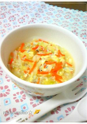 離乳食✿キャベツと豆腐のとろとろ煮-レシピのメイン写真