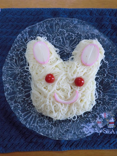 うさちゃん素麺-レシピのメイン写真
