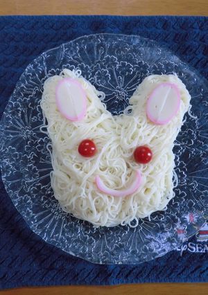 うさちゃん素麺-レシピのメイン写真