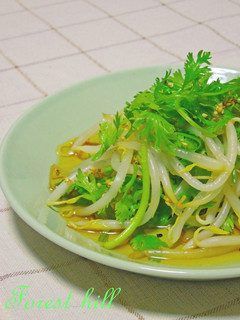 香菜ともやしの中華風甘酢和え-レシピのメイン写真