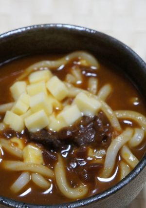 チーズカレーうどん-レシピのメイン写真