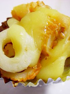 *お弁当に♪ちくわのめんつゆチーズ焼き*-レシピのメイン写真