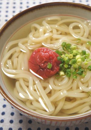 あっさり。梅ころうどん-レシピのメイン写真