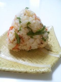おにぎり★大葉×桜えび×ラー油-レシピのメイン写真
