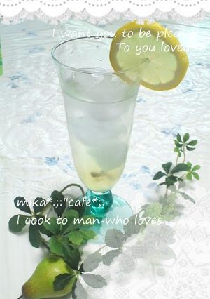 はちみつ＋レモン＝サワードリンク-レシピのメイン写真