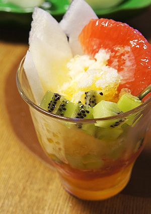 東亜風かき氷！フルーツでアイスカチャン-レシピのメイン写真