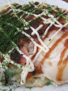 ランチに♪ダシのきいた餅いりお好み焼き-レシピのメイン写真