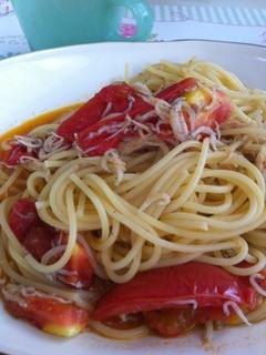 トマトとしらすのパスタ-レシピのメイン写真