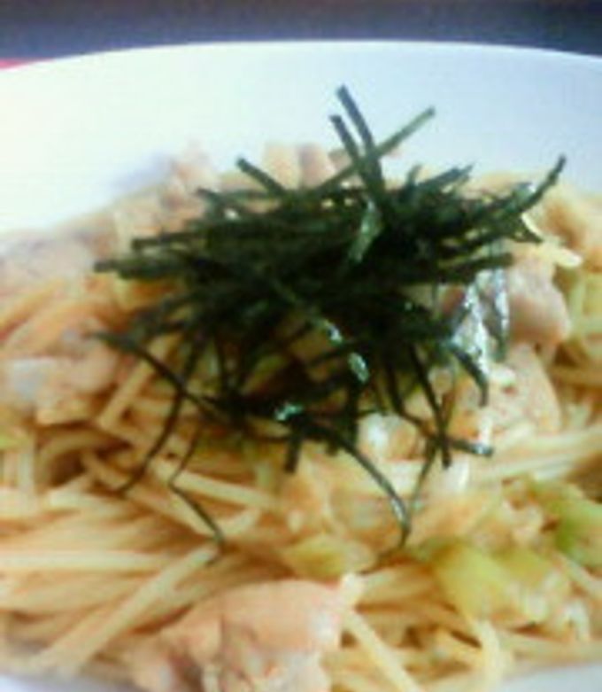鶏肉と長ネギの柚子胡椒パスタ-レシピのメイン写真