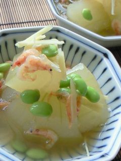 冬瓜と桜えびの くずあんかけ-レシピのメイン写真