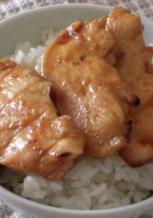 グリル焼きヘルシー鶏丼-レシピのメイン写真