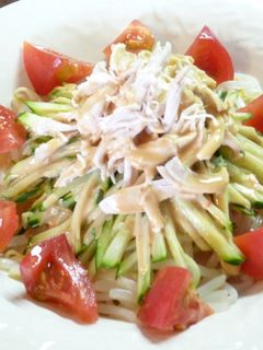 棒々鶏うどん(o^-')b-レシピのメイン写真
