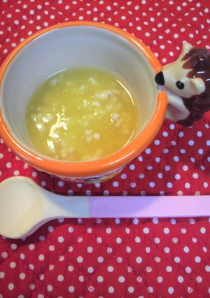 離乳食★中期〜鶏肉とさつまいもの煮物-レシピのメイン写真