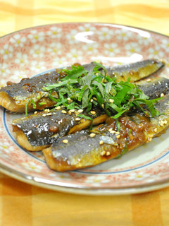 たまにはさっぱり♫梅味で☆鰯の蒲焼き-レシピのメイン写真