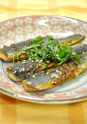 たまにはさっぱり♫梅味で☆鰯の蒲焼き-レシピのメイン写真