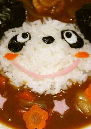パンダがうちにやってきたカレー♪-レシピのメイン写真