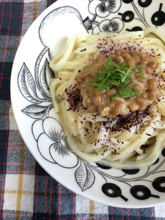 さっぱり!冷やし納豆うどん♪-レシピのメイン写真