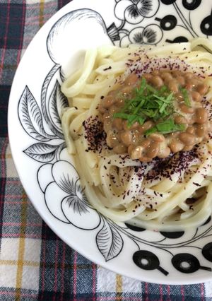 さっぱり！冷やし納豆うどん♪-レシピのメイン写真