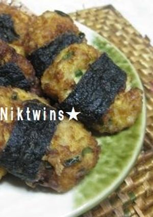 豆腐とミンチの★のり巻き和風ナゲット-レシピのメイン写真
