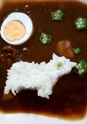 犬のデコカレー♪-レシピのメイン写真