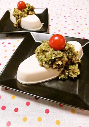 夏野菜満載☆冷奴♪-レシピのメイン写真