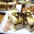 うなぎをさっぱりと☆うなきゅう押し寿司