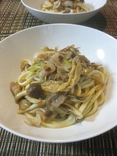 オッサンの焼きうどん ペペロンチーノ風-レシピのメイン写真