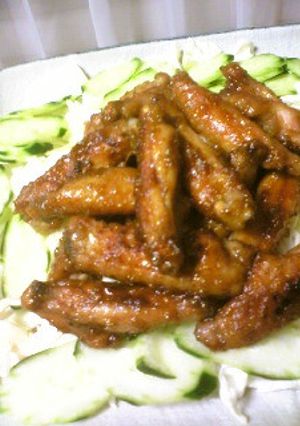おつまみにピッタリ♪鶏手羽先の甘辛ダレ-レシピのメイン写真