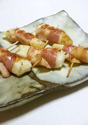 もちﾍﾞ−ｺﾝ★バター醤油味-レシピのメイン写真