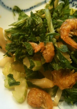 セロリと干しエビ炒め煮-レシピのメイン写真