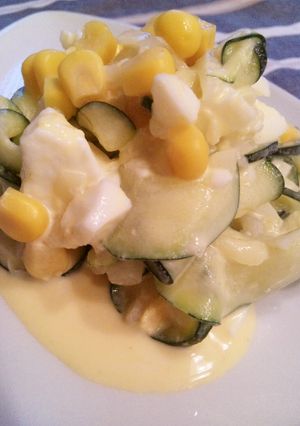 ズッキーニとコーンのタルタル☆パスタにも-レシピのメイン写真