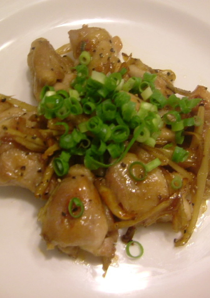 鶏肉の黒酢炒め-レシピのメイン写真