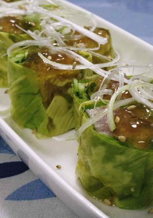炙りマグロの湯葉ROLL～ポン酢ジュレ～-レシピのメイン写真