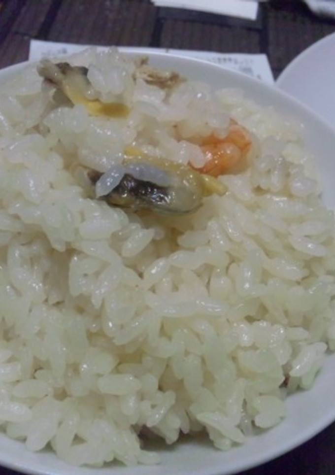 油揚げとシーフードの炊き込みご飯-レシピのメイン写真