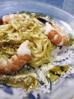 ★ウニとエビの冷製クリームパスタ★-レシピのメイン写真