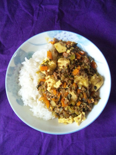 カレー麻婆豆腐ライス-レシピのメイン写真