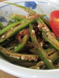 レンジで簡単に☆おくらの煮浸し-レシピのメイン写真