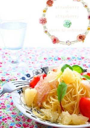 ＊真鯛とグレープフルーツの夏パスタ＊-レシピのメイン写真