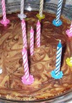 妹の誕生日☆マーブルチーズケーキ-レシピのメイン写真