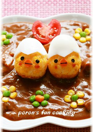 ✿ぴよぴよ♡ひよこちゃんデコカレー✿ by ぽろん526