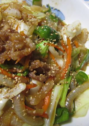 焼肉のたれで簡単おいしい野菜炒め-レシピのメイン写真