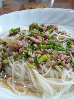 オクラのネバネバそうめん-レシピのメイン写真