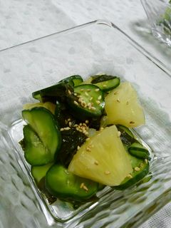 え? 酢の物にパイン??-レシピのメイン写真