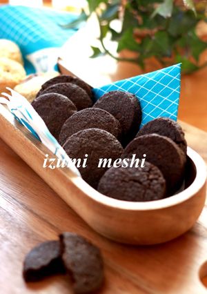 フープロで作るサクサクチョコクッキー♪-レシピのメイン写真