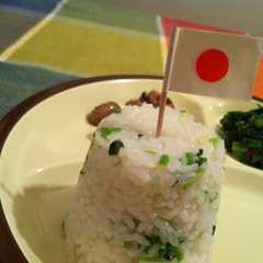 รูปของ 豆苗ごはん♪