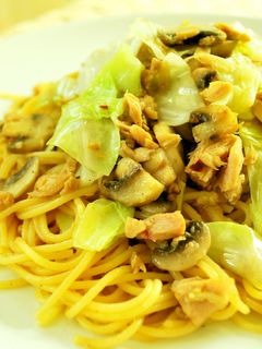 キャベツとツナのさっぱり和風パスタ-レシピのメイン写真